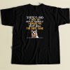 Stubborn Cattle Dog Gift 80s Men T Shirt