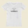 Whiskey Glasses Morgan Wallen Women T Shirt Style