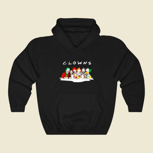Clowns Friends Funny Graphic Hoodie