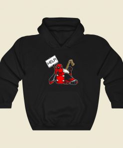Help Funny Graphic Hoodie