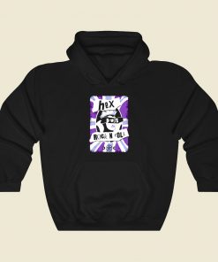Hex Drugs Rock N Roll Evil Queen Punk Goth Funny Graphic Hoodie