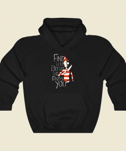 Hiding In The Dark Funny Graphic Hoodie