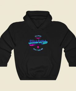 Hollywood Slashers Funny Graphic Hoodie