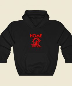 Home Is Where The Office Is Funny Graphic Hoodie