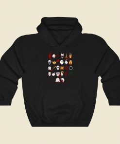 Horror Abcs Funny Graphic Hoodie