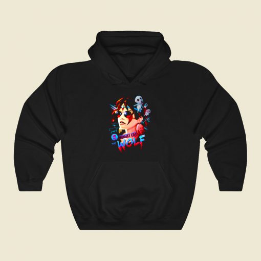 Hungry Like The Wolf Funny Graphic Hoodie