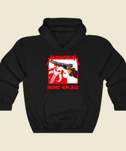 Hunt em All Funny Graphic Hoodie