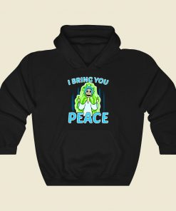 I Bring You Peace Funny Graphic Hoodie