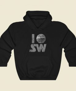 I Heart The Deathstar Funny Graphic Hoodie