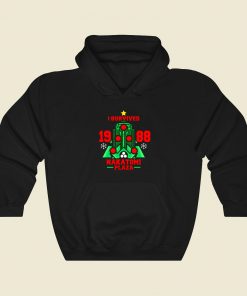 I Survived The Plaza Funny Graphic Hoodie