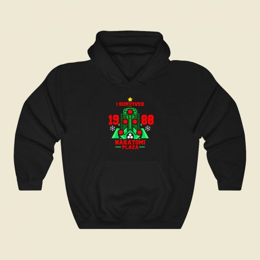 I Survived The Plaza Funny Graphic Hoodie