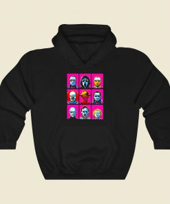 Iconic Horror Funny Graphic Hoodie