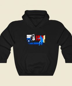 Into The Bat Verse Funny Graphic Hoodie