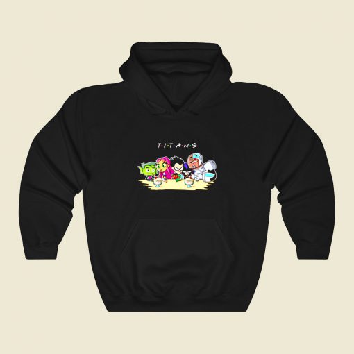 Titan Friends Funny Graphic Hoodie