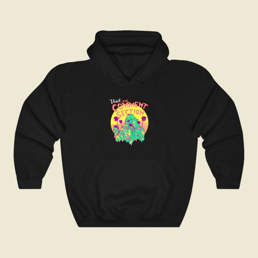 Visit The Comment Section Funny Graphic Hoodie