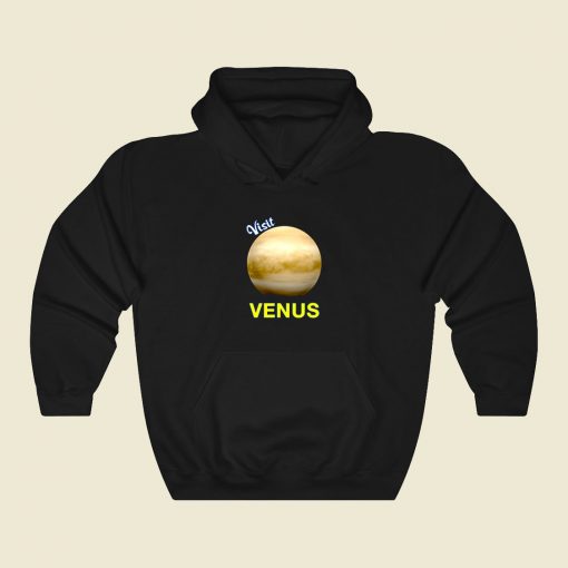 Visit Venus Funny Graphic Hoodie