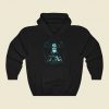Voltruvian Man Blue Funny Graphic Hoodie