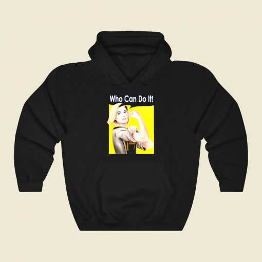 Who Can Do It Funny Graphic Hoodie