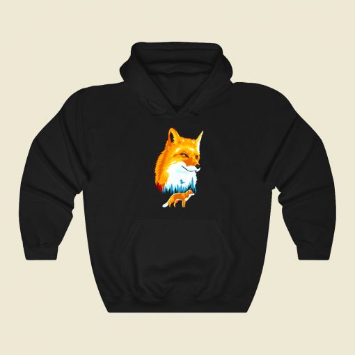 Wild Fox Funny Graphic Hoodie