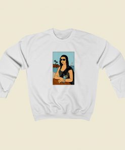 Mona Lisa Relax On The Beach Sweatshirt Style