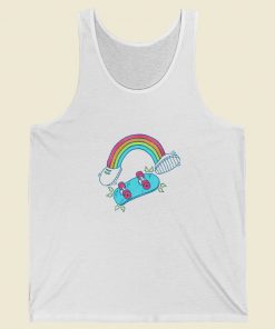 Radbow Rainbow Skateboarding Funny Tank Top