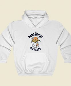 Dangerous Outside Noodles Cup Hoodie Style