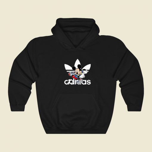 Football Mickey Mouse Adidas Hoodie Style