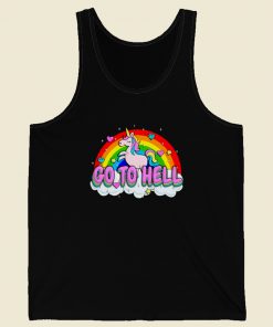 Go To Hell Unicorn Funny Tank Top