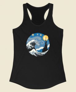 The Great Starry Wave Racerback Tank Top