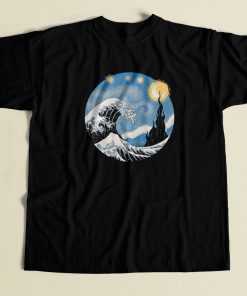 The Great Starry Wave T Shirt Style