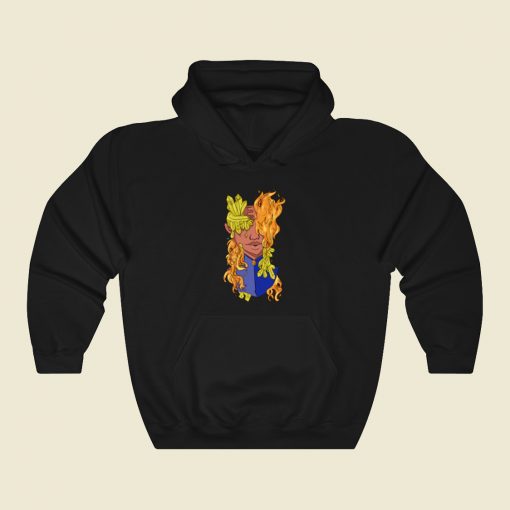 Crystel Flame Graphic Hoodie Style