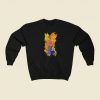 Crystel Flame Graphic Sweatshirt Style