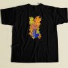 Crystel Flame Graphic T Shirt Style