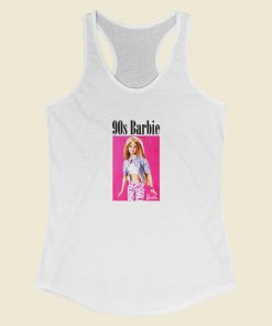 90s Barbie Girl Funny Racerback Tank Top