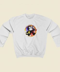 Felix The Cat Colour Sweatshirt Style