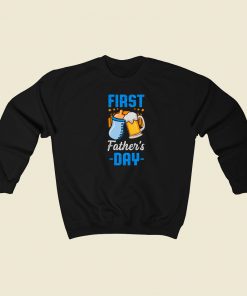 First Fathers Day Beer Milk Sweatshirt Style
