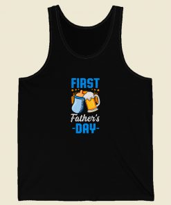 First Fathers Day Beer Milk Tank Top
