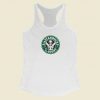 2nd Starbucks To The Right Racerback Tank Top