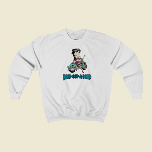 Boop Oop A Doop 80s Retro Sweatshirt Style