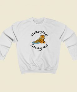 Garfield Carpe Lasagna Sweatshirt Style