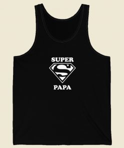 Super Papa Parody Tank Top