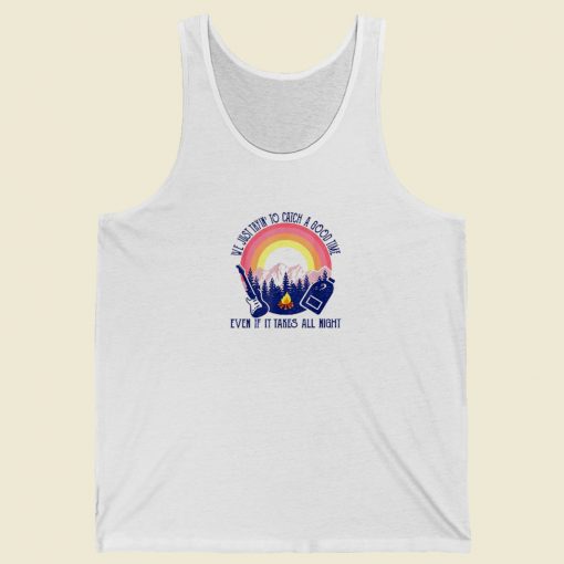 Tryin To Catch A Good Time 80s Retro Tank Top