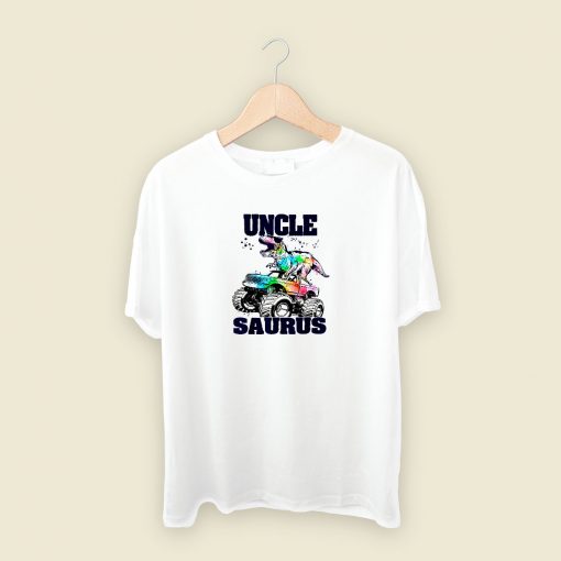Unclesaurus Rex Dinosaur 80s Retro T Shirt Style