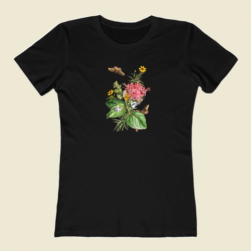 Botanical Floral 80s Retro T Shirt Style