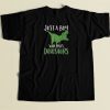 Just A Boy Who Loves Dinosaurs 80s Retro T Shirt Style