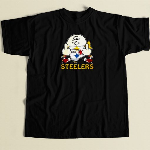 Pittsburgh Steelers Snoopy 80s Retro T Shirt Style