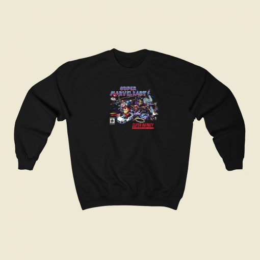 Super Marvel Kart 80s Retro Sweatshirt Style