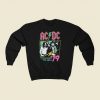 AC DC Highway To Hell 80s Sweatshirt Style