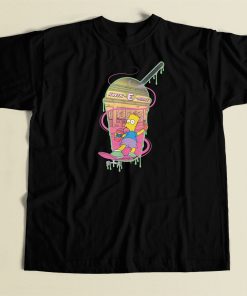 Bart Simpson Kwik Mart Squishee 80s Retro T Shirt Style