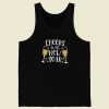 Cheers To The New Year 80s Retro Tank Top